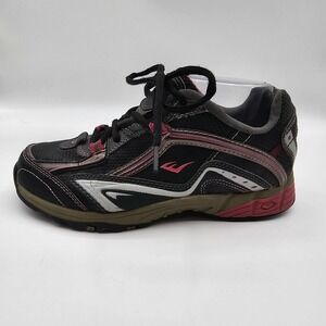 Everlast Sport Shoes Womens‎ Size 6.5 Black Pink Athletic Walking Running EW5563
